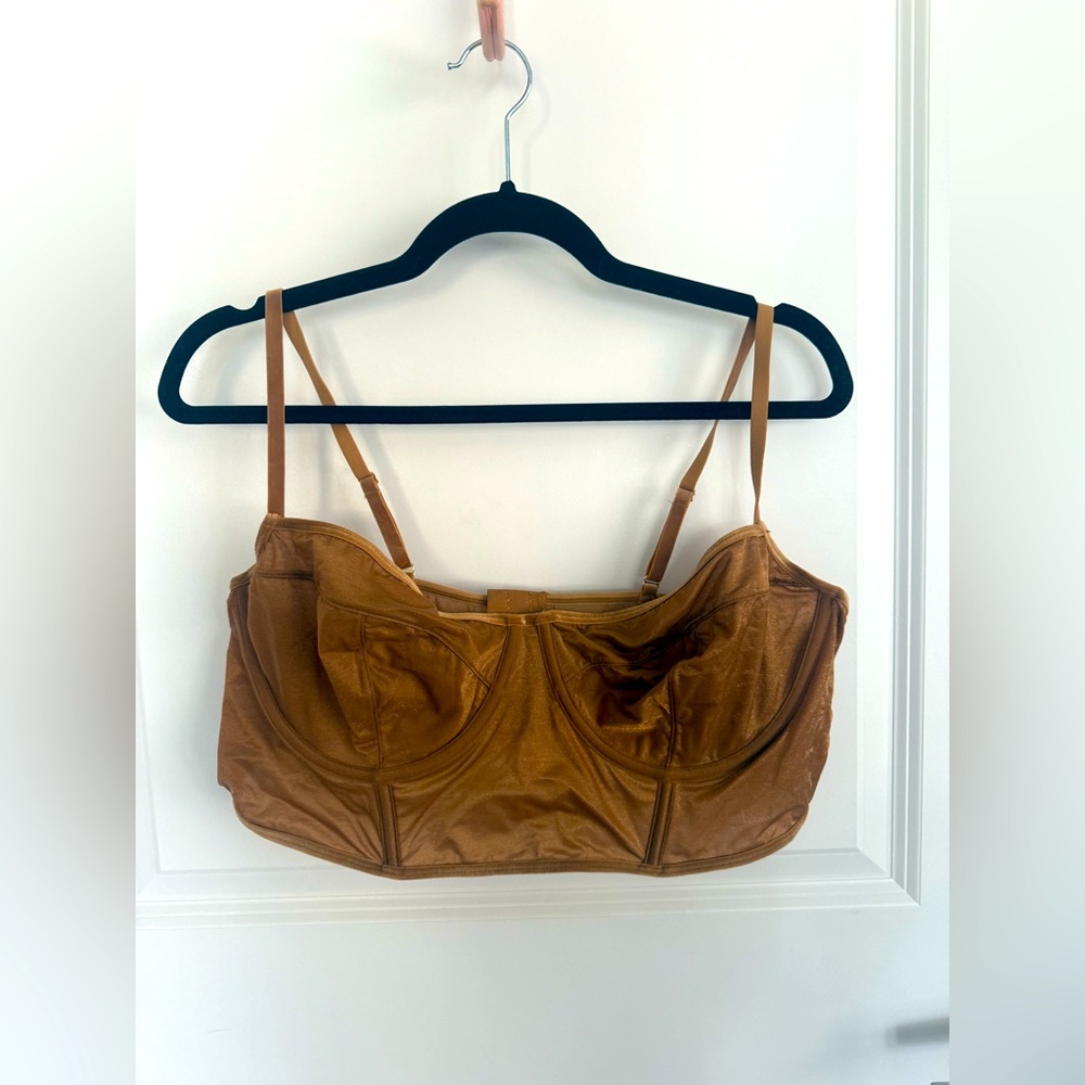 NWT SKIMS Glissenette Cropped Corset Top